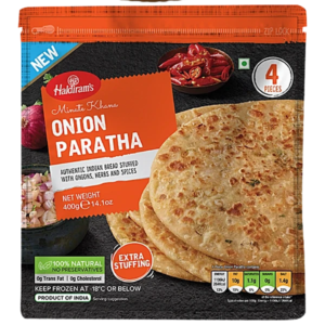 HALDIRAM’S MINUTE KHANA ONION PARATHA 4 PCS (400G)
