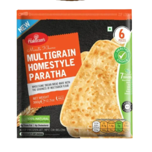 HALDIRAM’S MINUTE KHANA MULTIGRAIN HOMESTYLE PARATHA 6 PCS (360G)