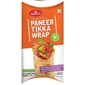 HALDIRAM’S MINUTE KHANA CHILLI PANEER (TOFU) WRAP (156G)