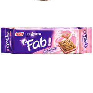 PARLE HIDE & SEEK FAB STRAWBERRY BISCUITS